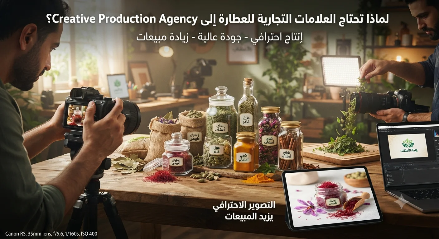 لماذا تحتاج العلامات التجارية للعطارة إلى creative production agency؟